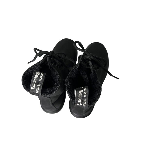 DR MARTENS 1460 MONO SMOOTH BLACK LEATHER LACE UP BOOTS Size 6 Women 37 - Picture 5 of 7